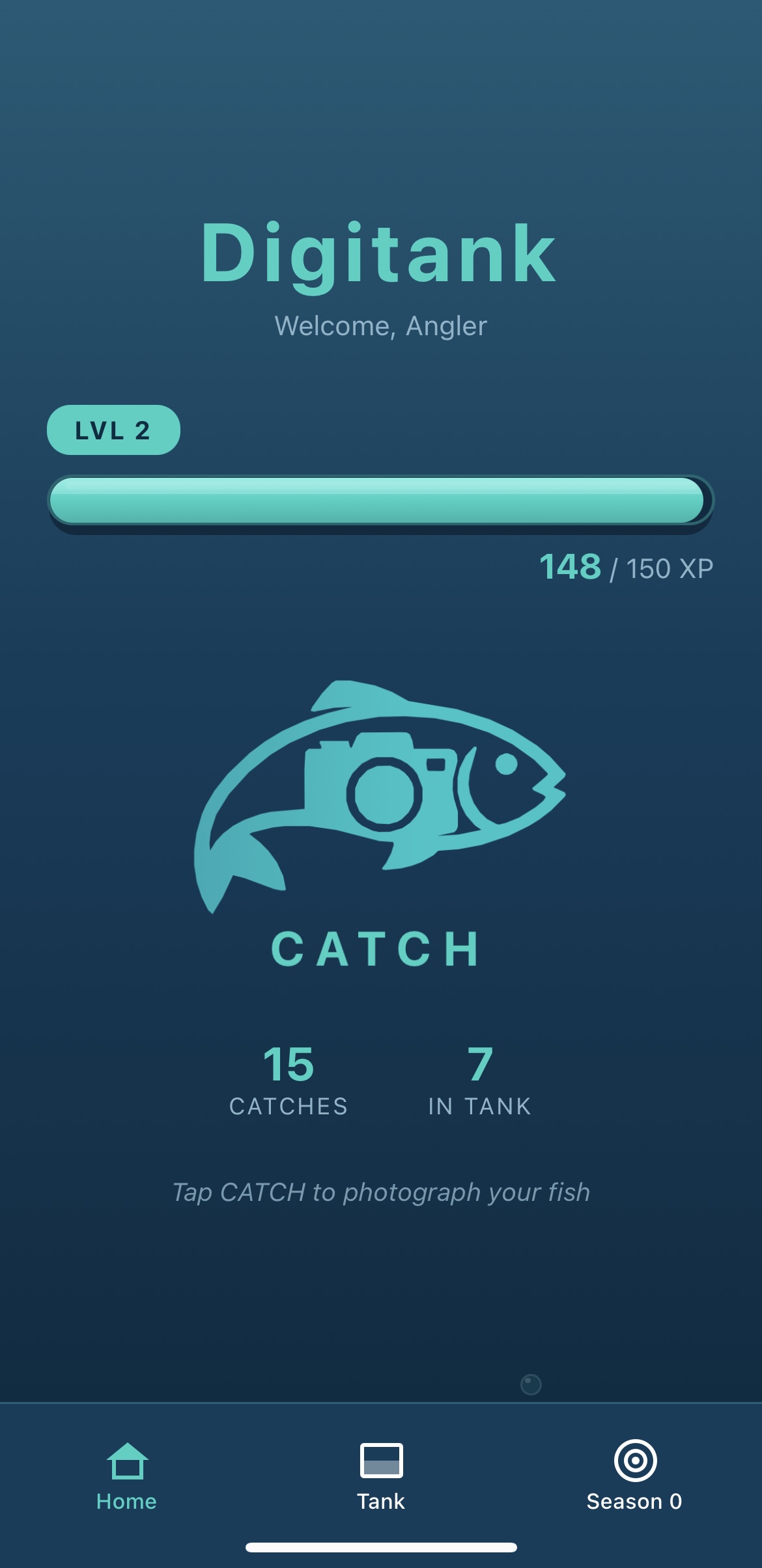 Digitank home screen